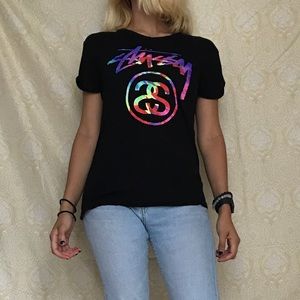 Black Stüssy Tee